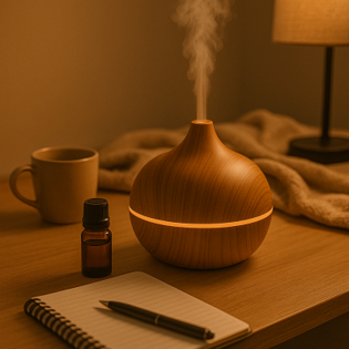 Etherische olie burn - out