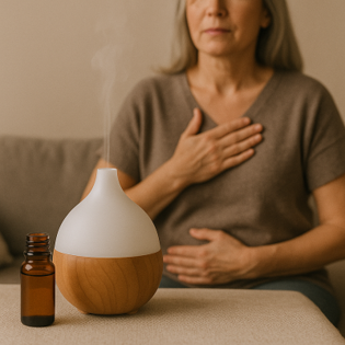 Etherische olie overgang en menopauze