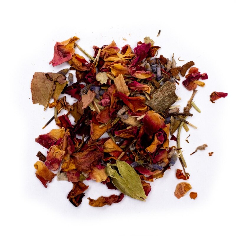 Organic roos geranium wierookkruiden