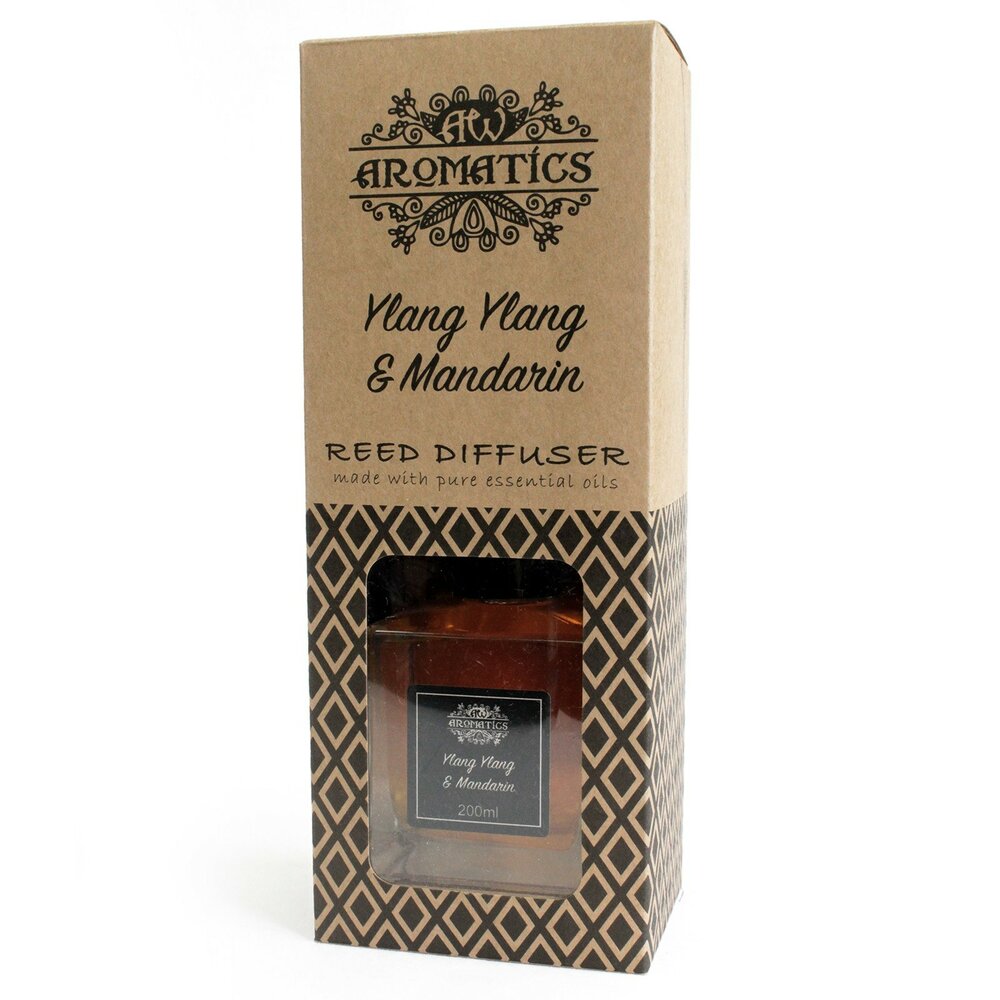 Ylang ylang mandarijn reed diffuser geurstokjes 
