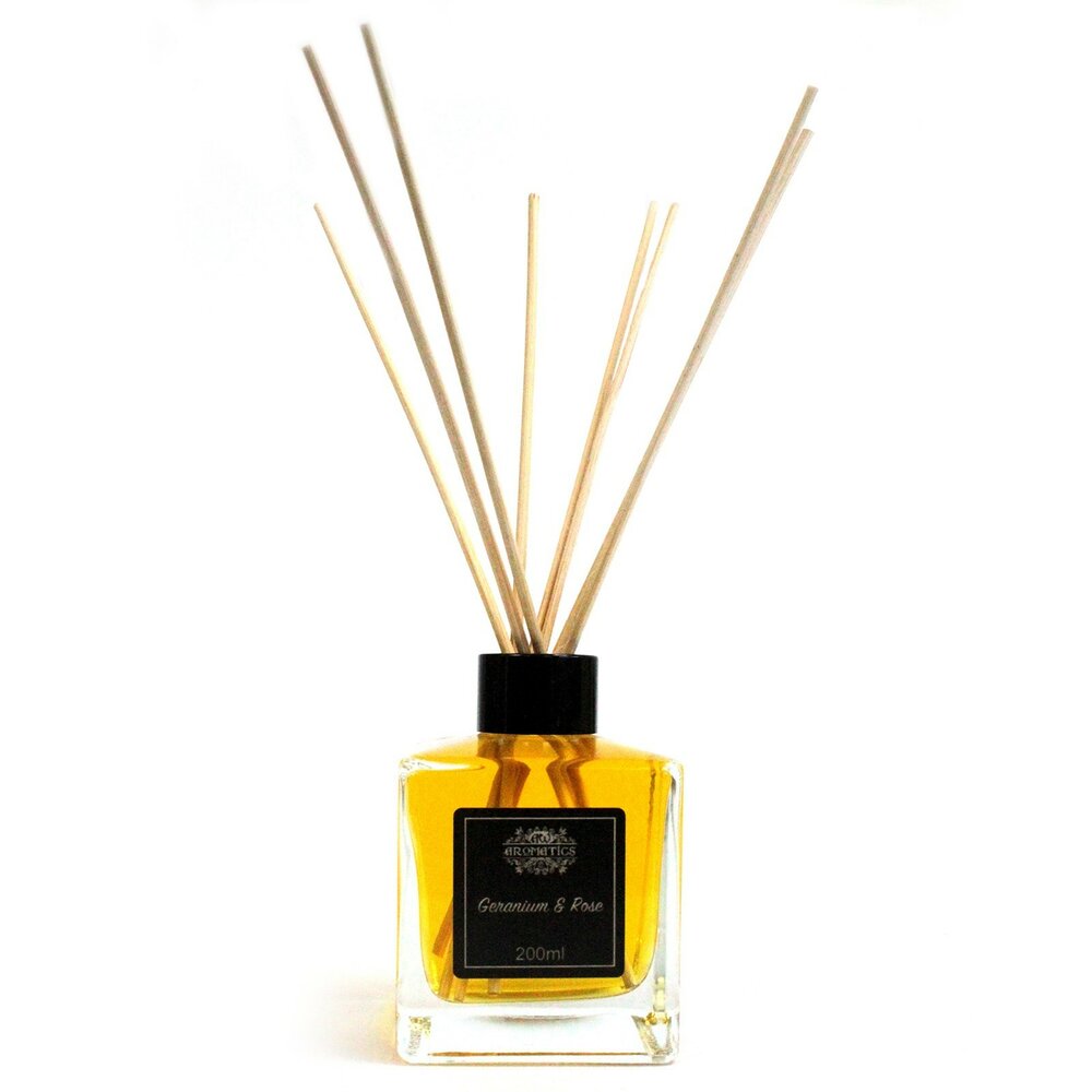 Geranium roos reed diffuser geurstokjes 