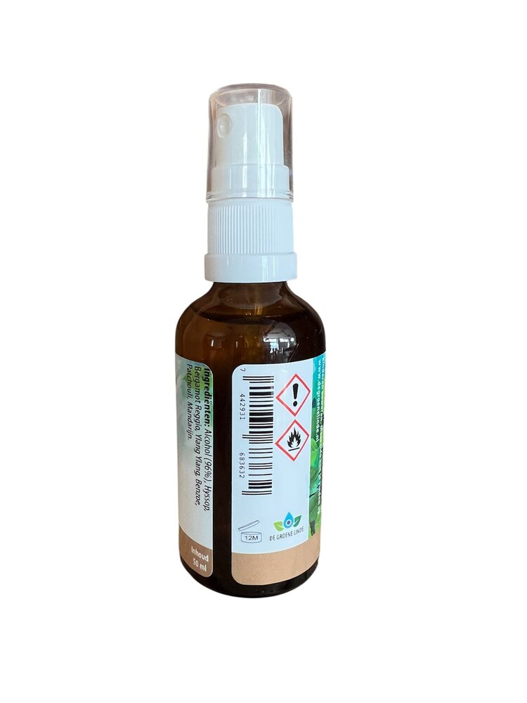 Knuffelbeer roomspray de groene linde