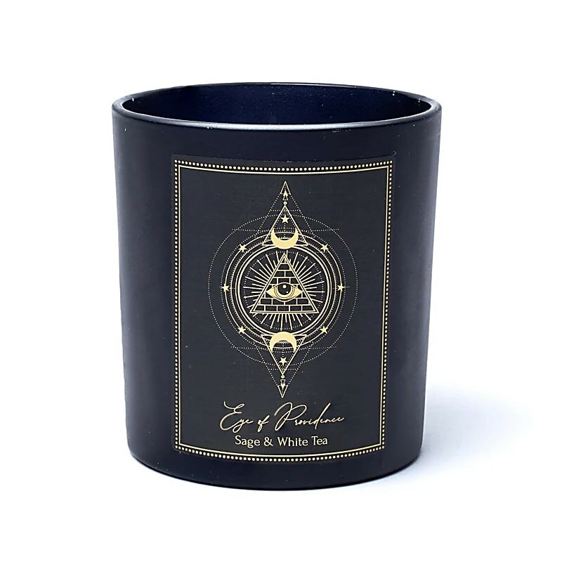 Eye of Providence manifestatie kaars met edelsteen pure works