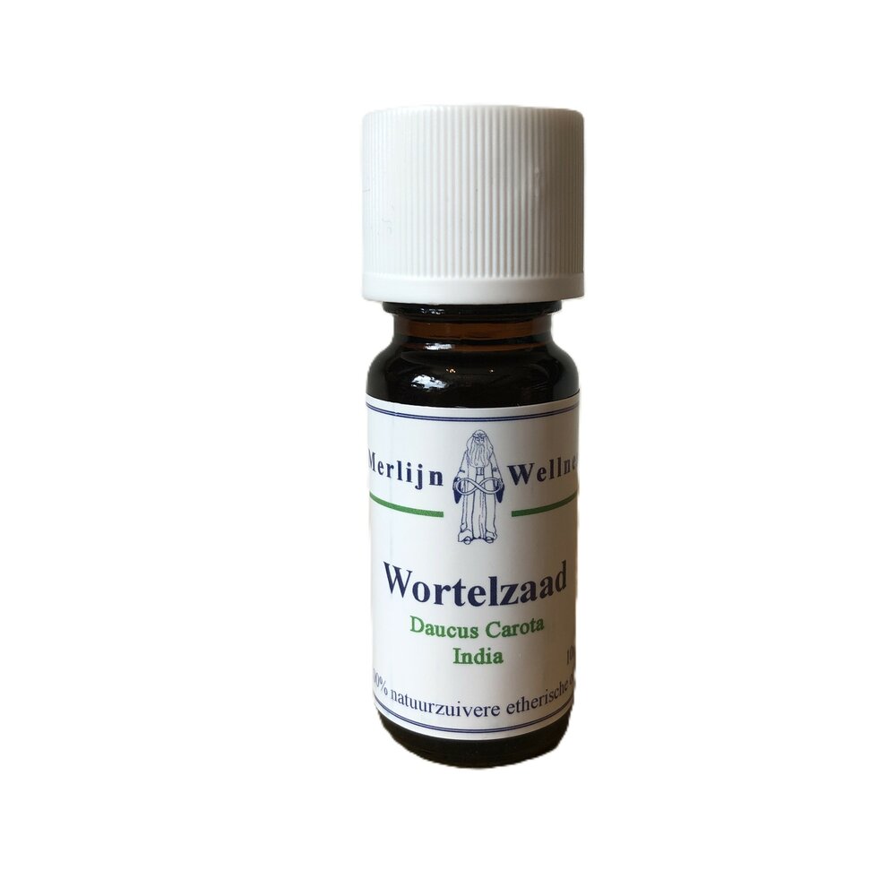 wortelzaad etherische olie merlijn wellness