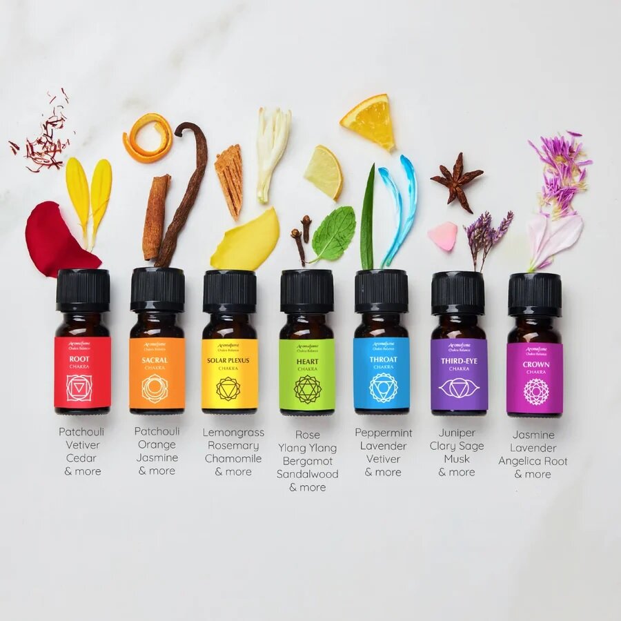 Aromafume Chakra olie set  