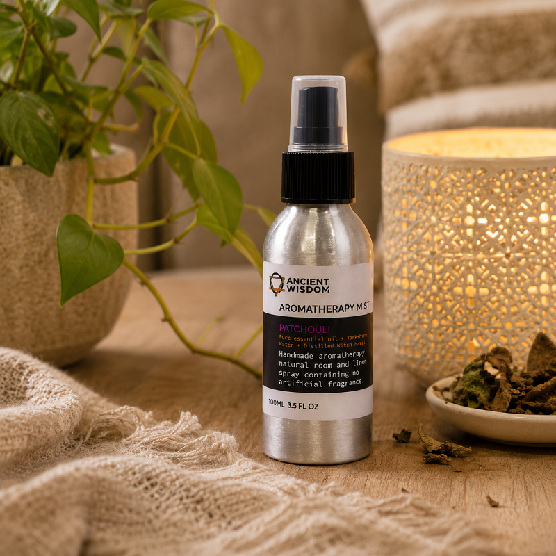 Patchouli etherische olie spray 100 ml &ndash; Ancient Wisdom
