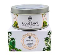 Edelsteen geurkaars good luck patchouli aventurijn