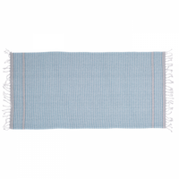 Hamamdoek Blauw Wit gestreept