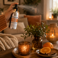 Kaneel sinaasappel etherische olie spray - aw home - 100ml