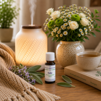 Salie etherische olie - merlijn wellness