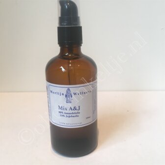 amandel met jojoba basis olie