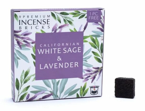 aromafume witte salie lavendel wierookblokjes