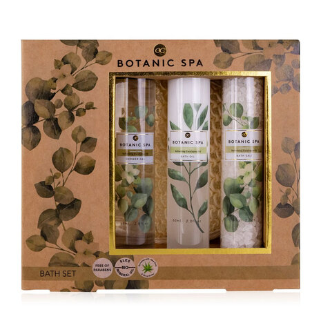 botanic spa wellness bad cadeau set
