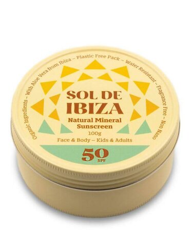 sol de ibiza mineral sunscreen 50