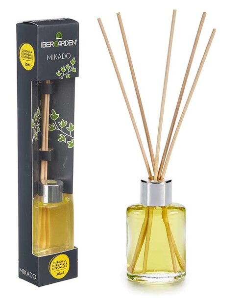 citronella reed diffuser geurstokjes ibergarden