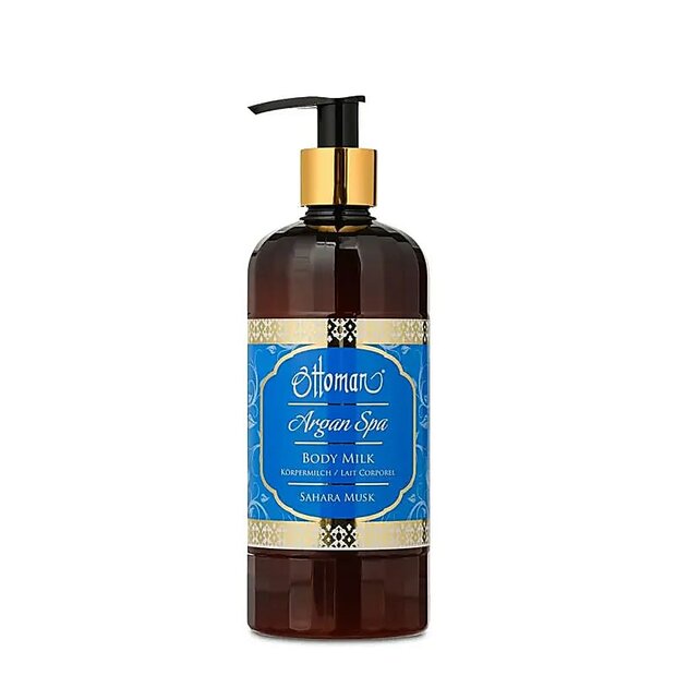 ottoman argan spa sahara musk bodymilk
