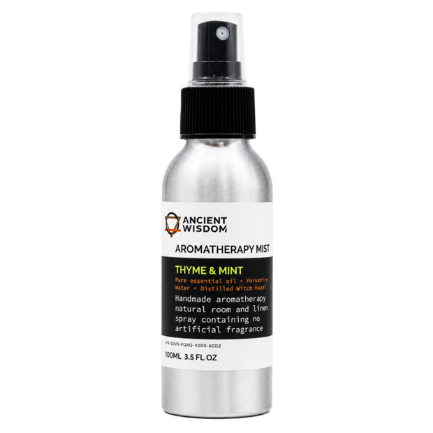 tijm en munt etherische olie spray