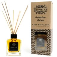 geranium roos reed diffuser geurstokjes