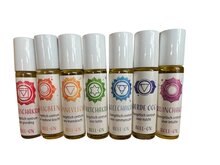 chakra roll on set van 7 de groene linde