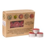 Roos waxinelichtjes fair trade 24 stuks Roos waxinelichtjes fair trade 24 stuks