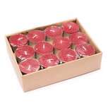 Roos waxinelichtjes fair trade 24 stuks Roos waxinelichtjes fair trade 24 stuks