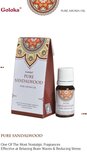 Goloka Pure Sandalwood geurolie Goloka Pure Sandalwood geurolie