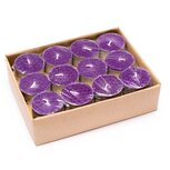 Lavendel waxinelichtjes fair trade 24 stuks Lavendel waxinelichtjes fair trade 24 stuks